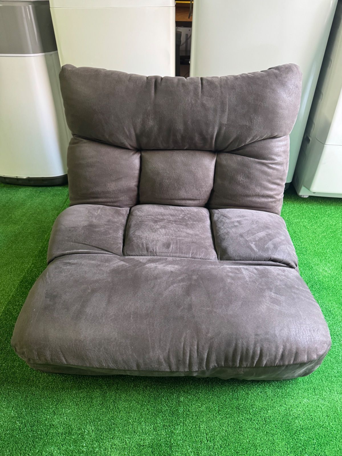 展示品 Ritzwell リッツウェル 本革×アイアン アームチェア 黒革