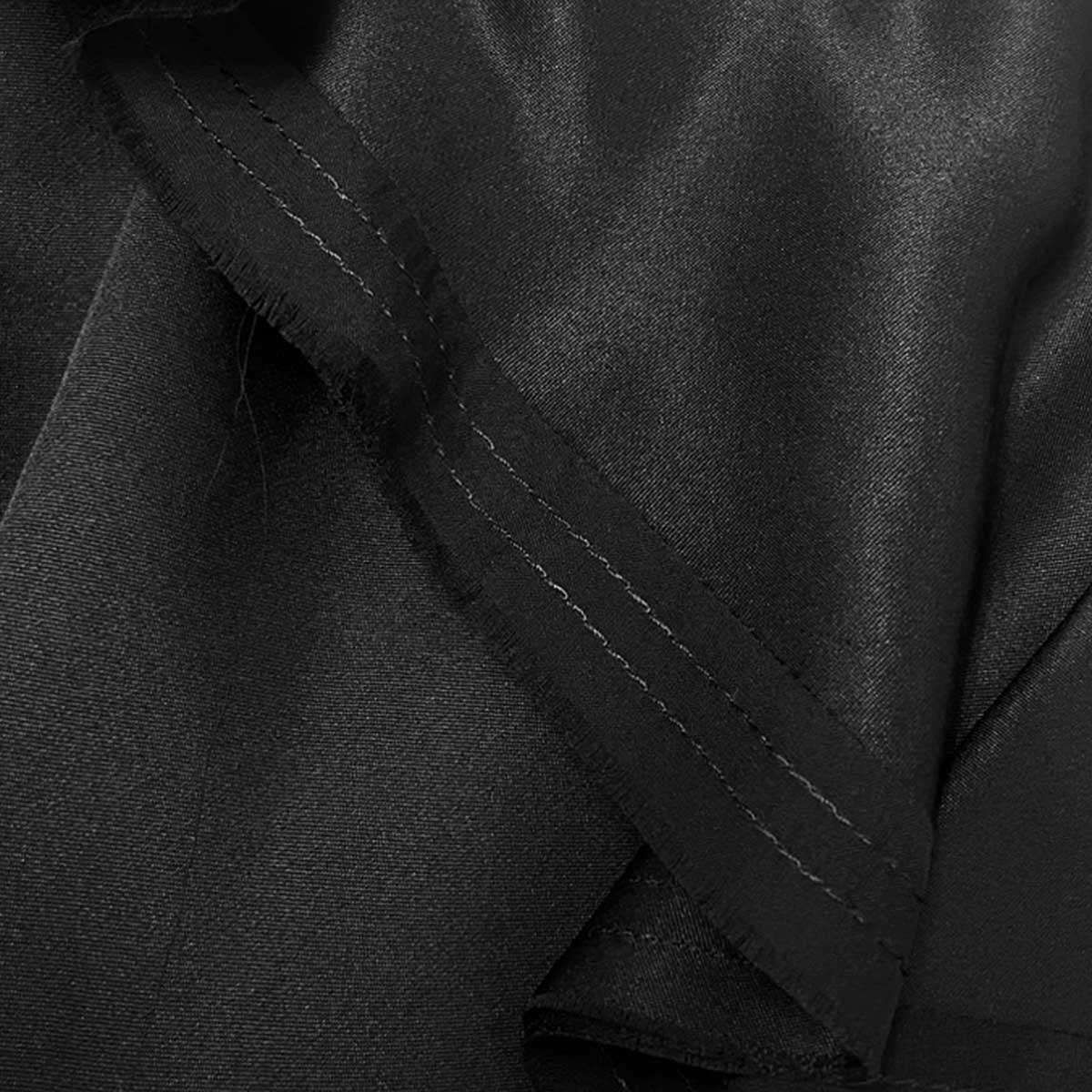 現行品 BURBERRY バーバリー ラッフルシルクスカート 8024336 ブラック 36