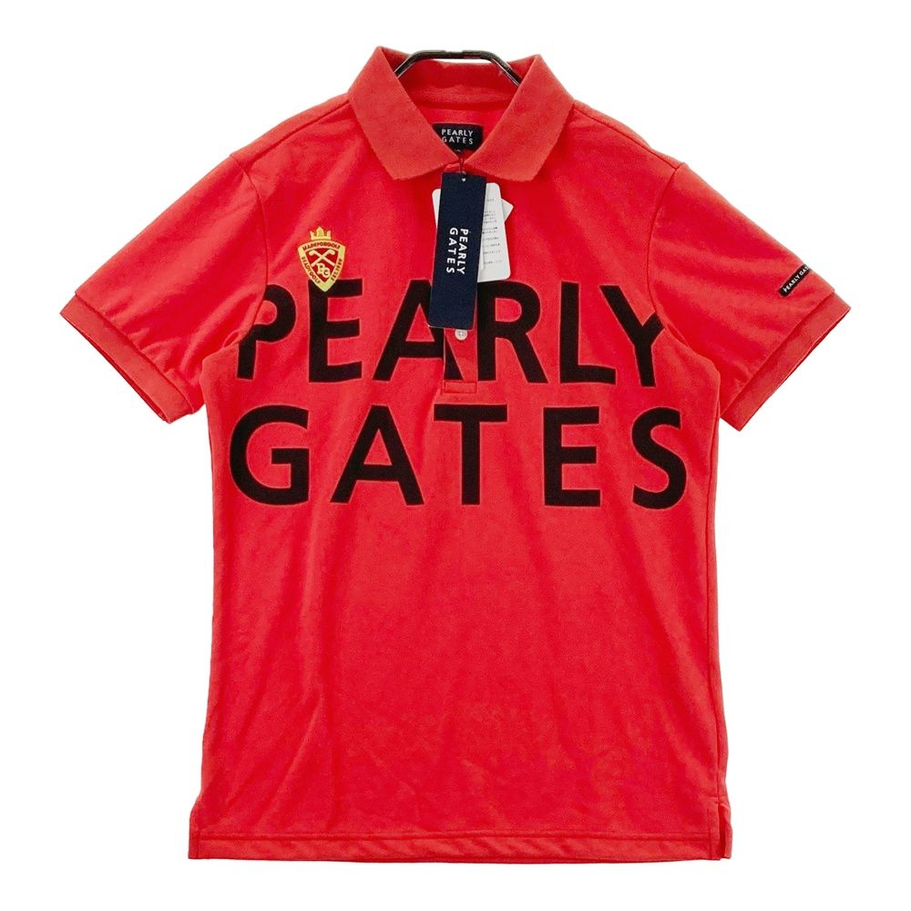 サイズ 4 PEARLY GATES パーリーゲイツ 半袖ポロシャツ オレンジ系 240101537515 ゴルフウェア メンズ ストスト