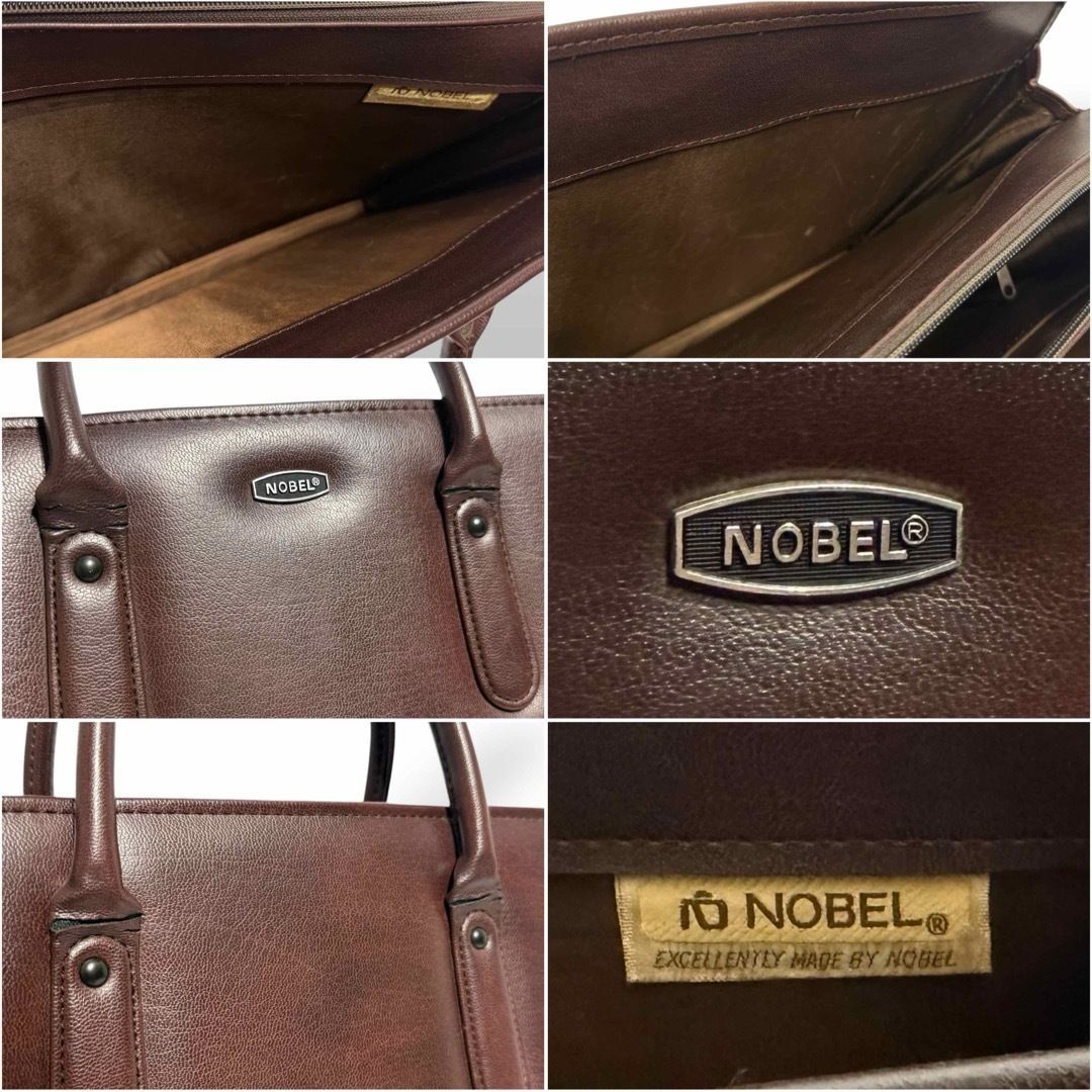 【美品】NOBELノーベル　ダレスバッグ　ビジネスバッグ　大容量 22347-main-e.jpg