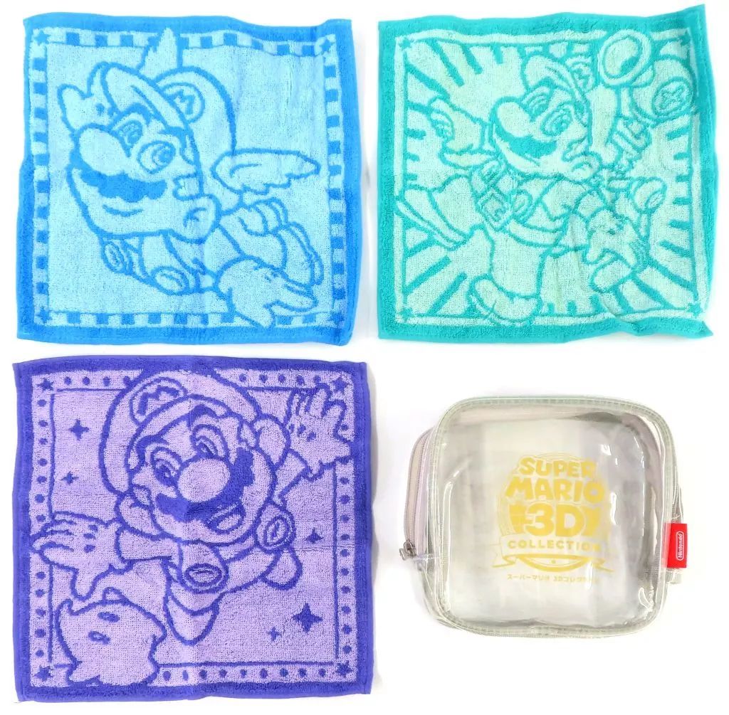 格安saleスタ 中古】タオル・手ぬぐい マリオ ミニタオル3枚セット 「スーパー タオル・ハンカチ