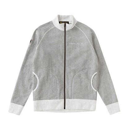 ♥ 送料込 カペルミュール | Lサイズ||裏起毛スウェットブルゾン グレー|kpjk1004