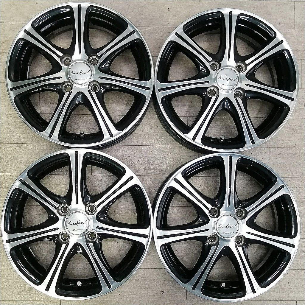 社外アルミ 14インチ 14x4.5J 43 100-4H 軽自動車用