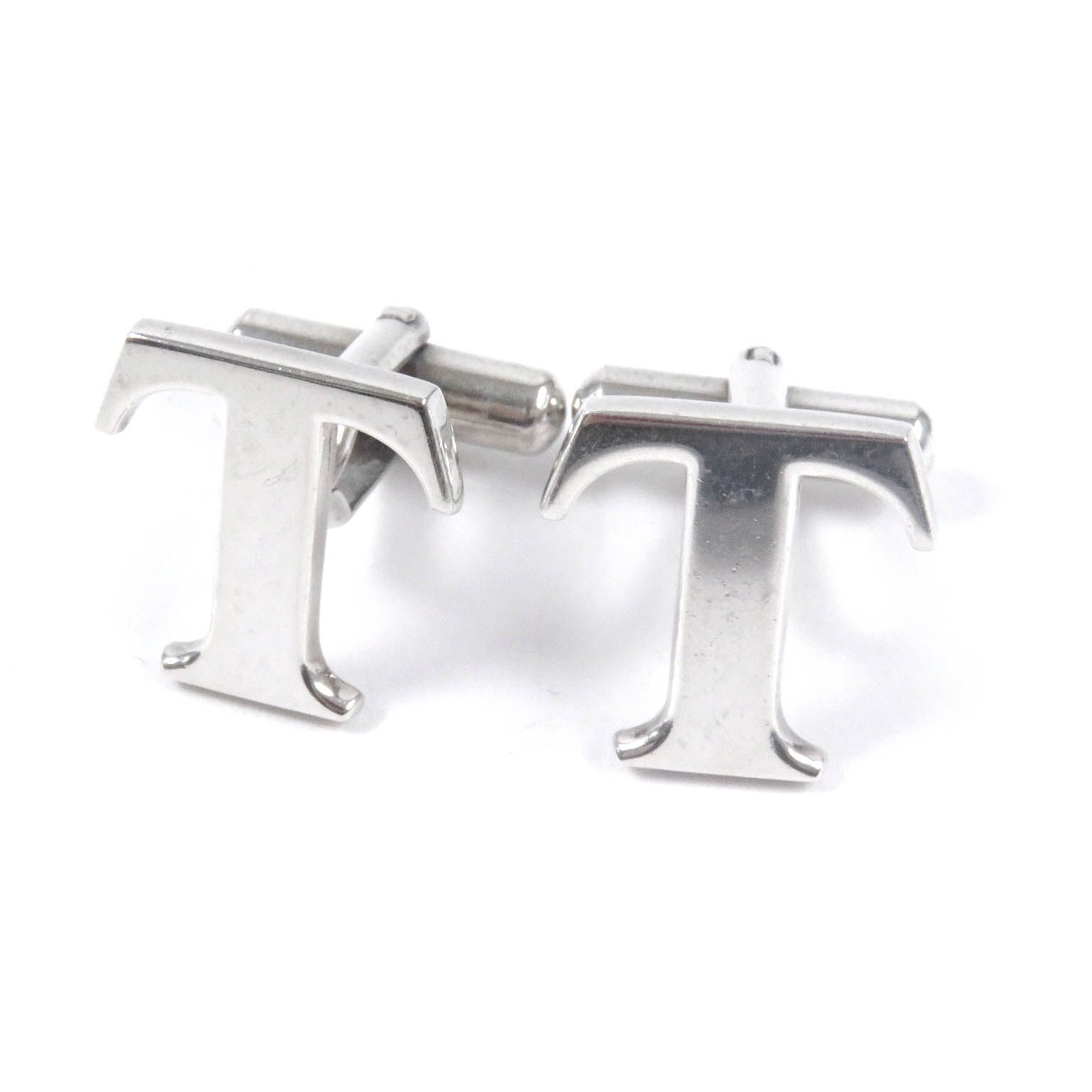 良品TIFFANYu0026Co. ティファニー Tロゴモチーフ カフスボタン カフリンクス SV925 シルバー 総重量7.1g メンズ ビジネスオススメ