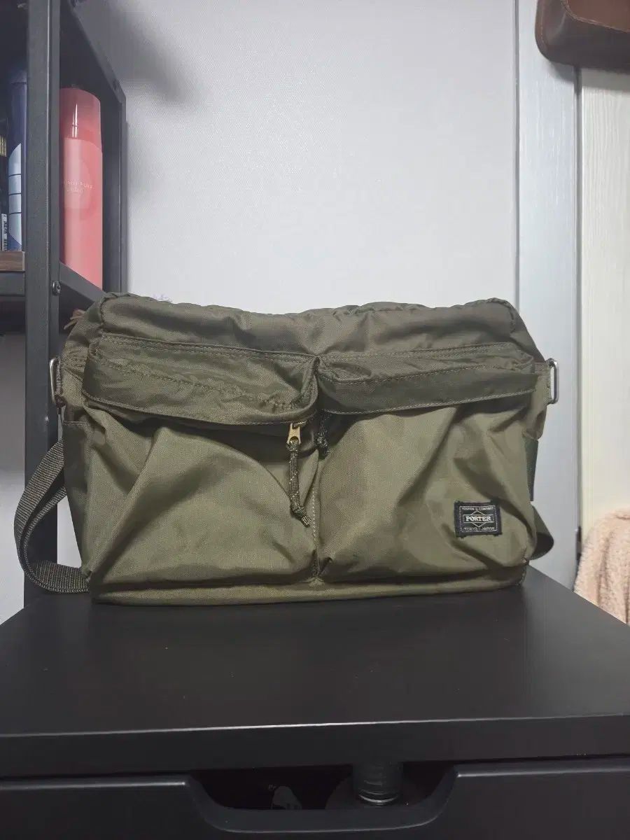 Porter ポーター フォース ショルダーバッグ L オリーブグリーン 855 ー 07415