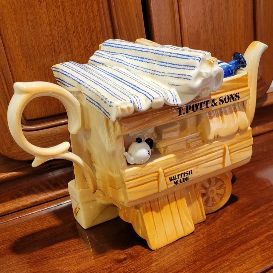 超レア!! 　陶芸家ポールカーデュー　ティーポット　ストール型ティーポット 値下げアイテム！WOODMANTON MARKET ストール ティーポット 陶器