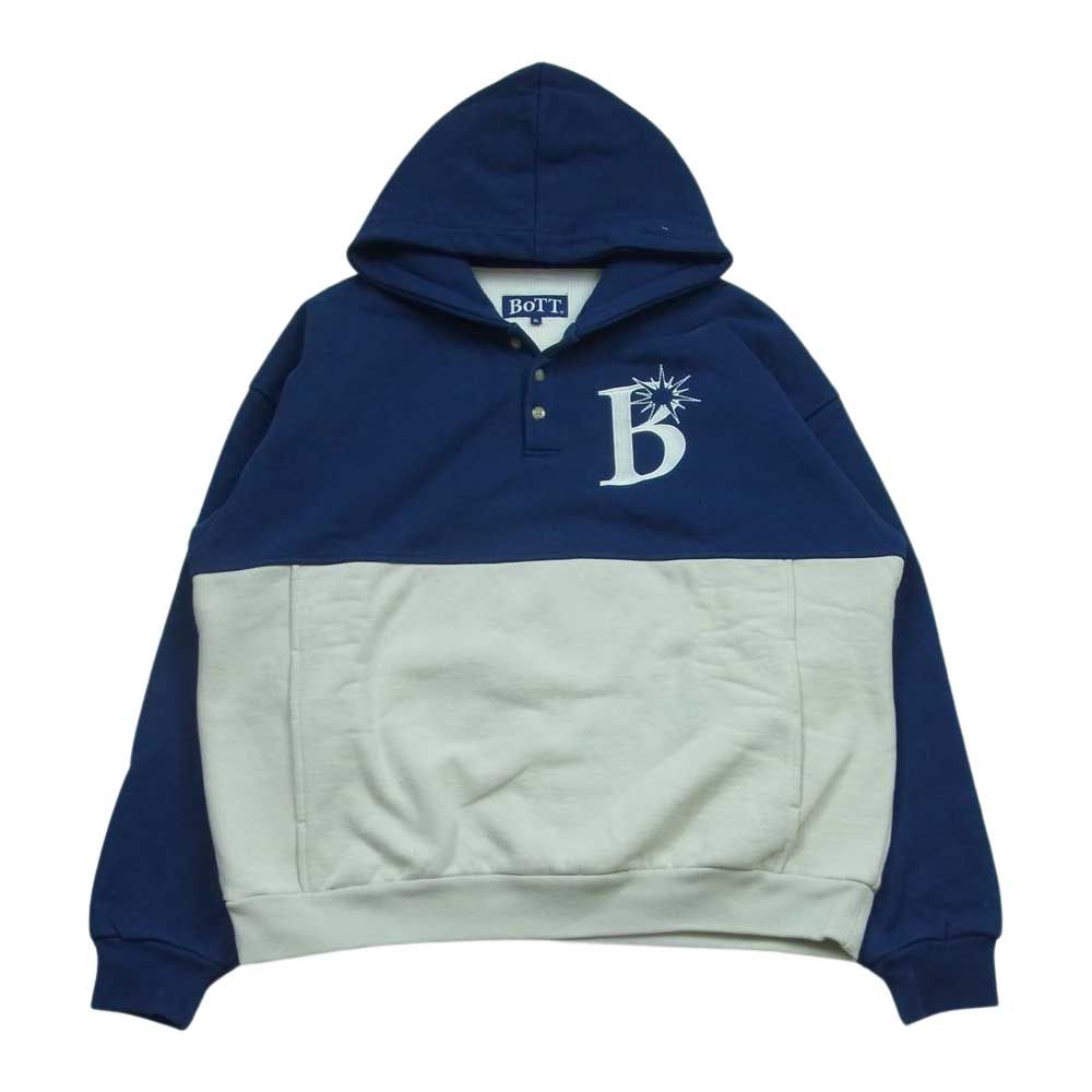 ボット BoTT 223BoTT07 2 Tone Pullover Hoodie 裏地サーマル 2