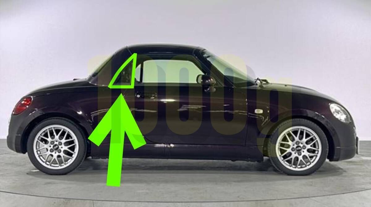 ダイハツ純正 DAIHATSU 超 品 L880K ドア クォーターガラス ウィンドウ 右 運転席側 2002|5-2012|8