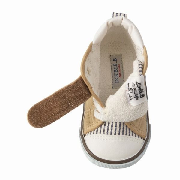 ミキハウス正規販売店 ミキハウス ダブルビー mikihouse デニムベビーセカンドシューズ 14.0cm キャメル 16 WWW_SUPERTOOLSSHOP_NL