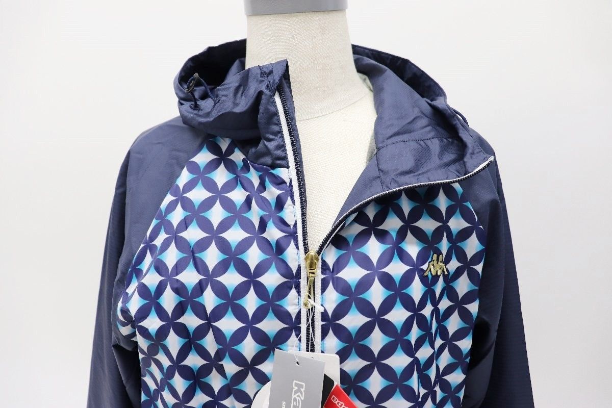 kappa カッパ レディース ウインドブレーカー Oサイズ ネイビー KR362WT85 スポーツ トップス R2506-034 kappa カッパ レディース ウインドブレーカー Oサイズ ネイビー