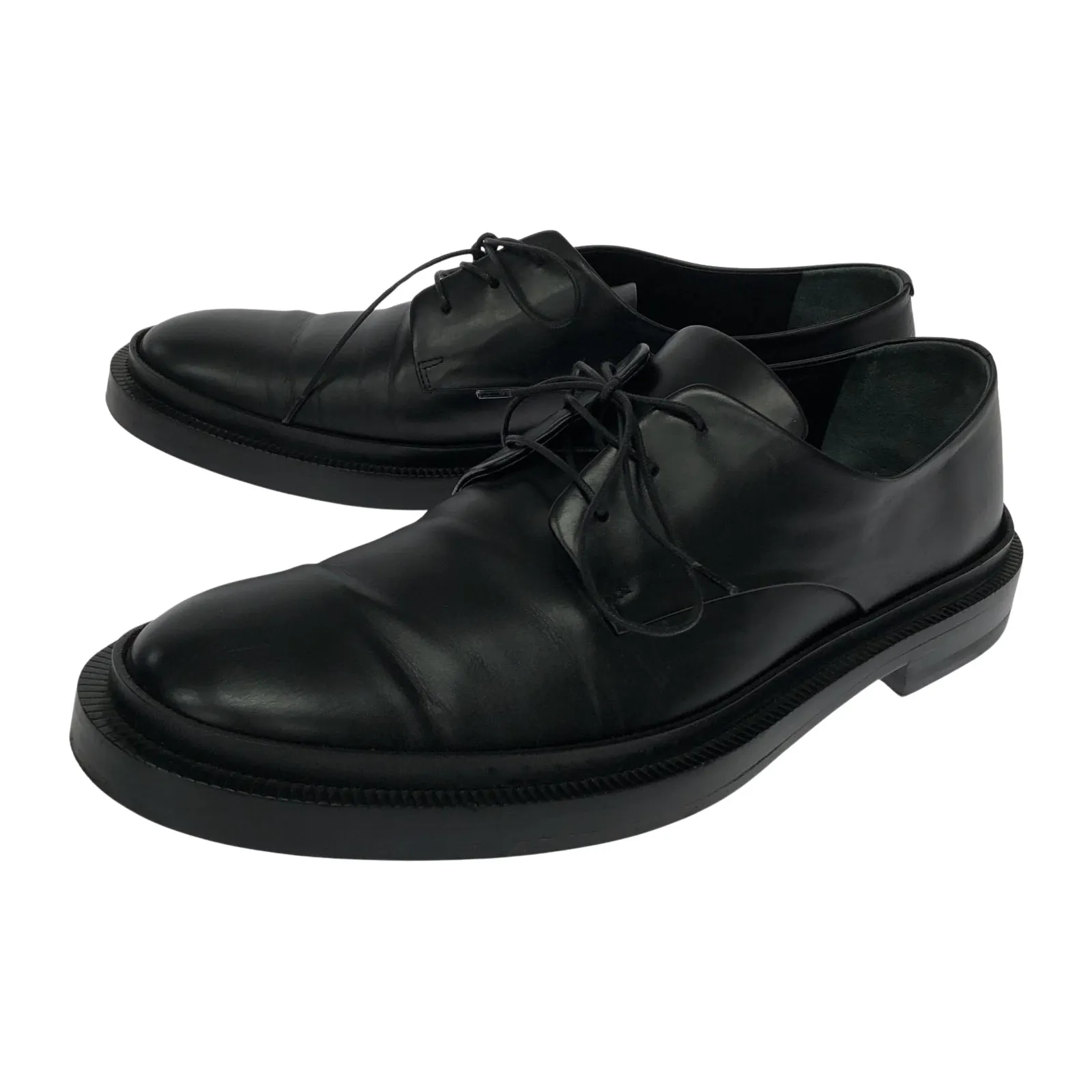 【新品未使用】JIL SANDER ブラックレザーシューズ Jil Sander レースアップ レザーシューズ | ブラック | FARFETCH JP