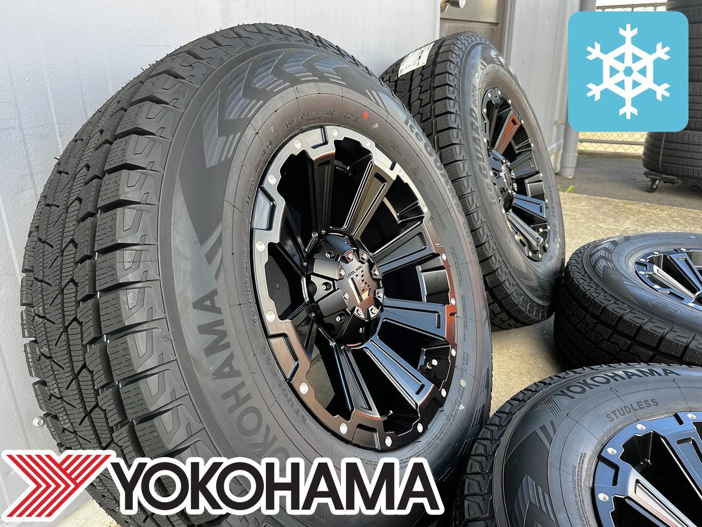 150プラド スタッドレス ホイール 265/65R17 4本セット プラド150