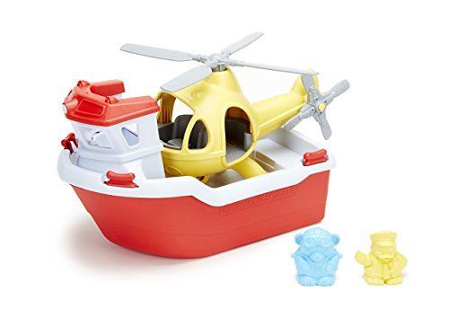 Green Toys グリーントイズ レスキューボート ヘリコプターセット