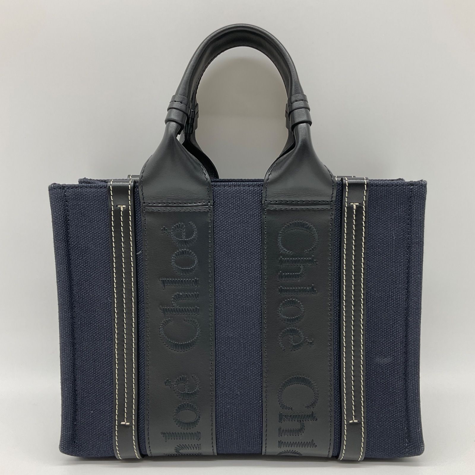 ▽○Chloe クロエ トートバッグ ウッディ スモール Woody