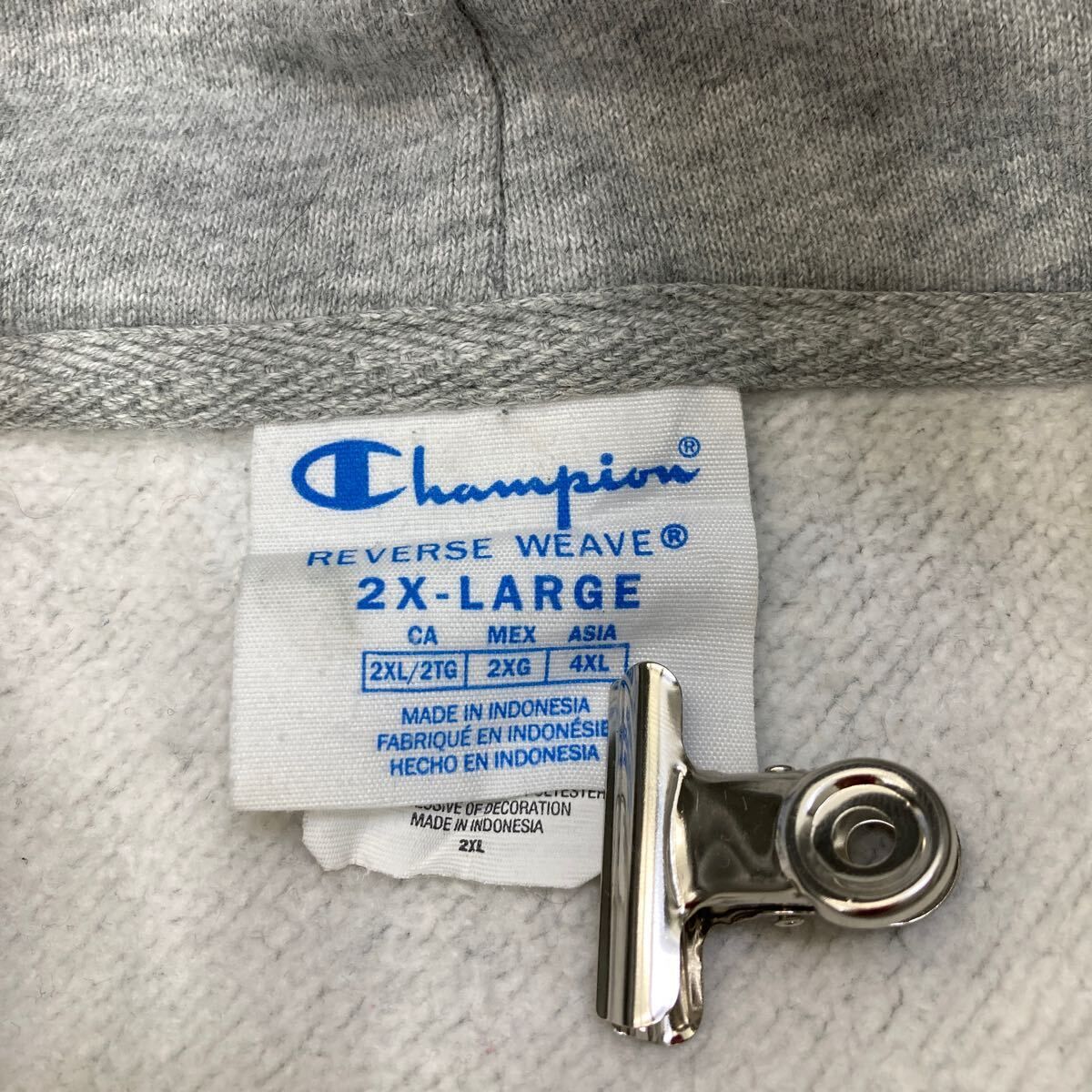 Champion ロゴスウェットパーカー 2XLサイズ位 表記サイズ2X-LARGE 