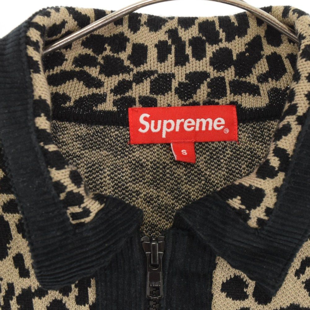 SUPREME (シュプリーム) 18AW Corduroy Detailed Zip Sweater