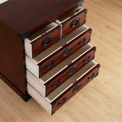 三丸家具工芸 チェスト 和家具 収納 整理箪笥 タンス 和箪笥 時代物 民芸家具 三丸家具工芸 チェスト 和家具 収納 整理箪笥 タンス 和箪笥