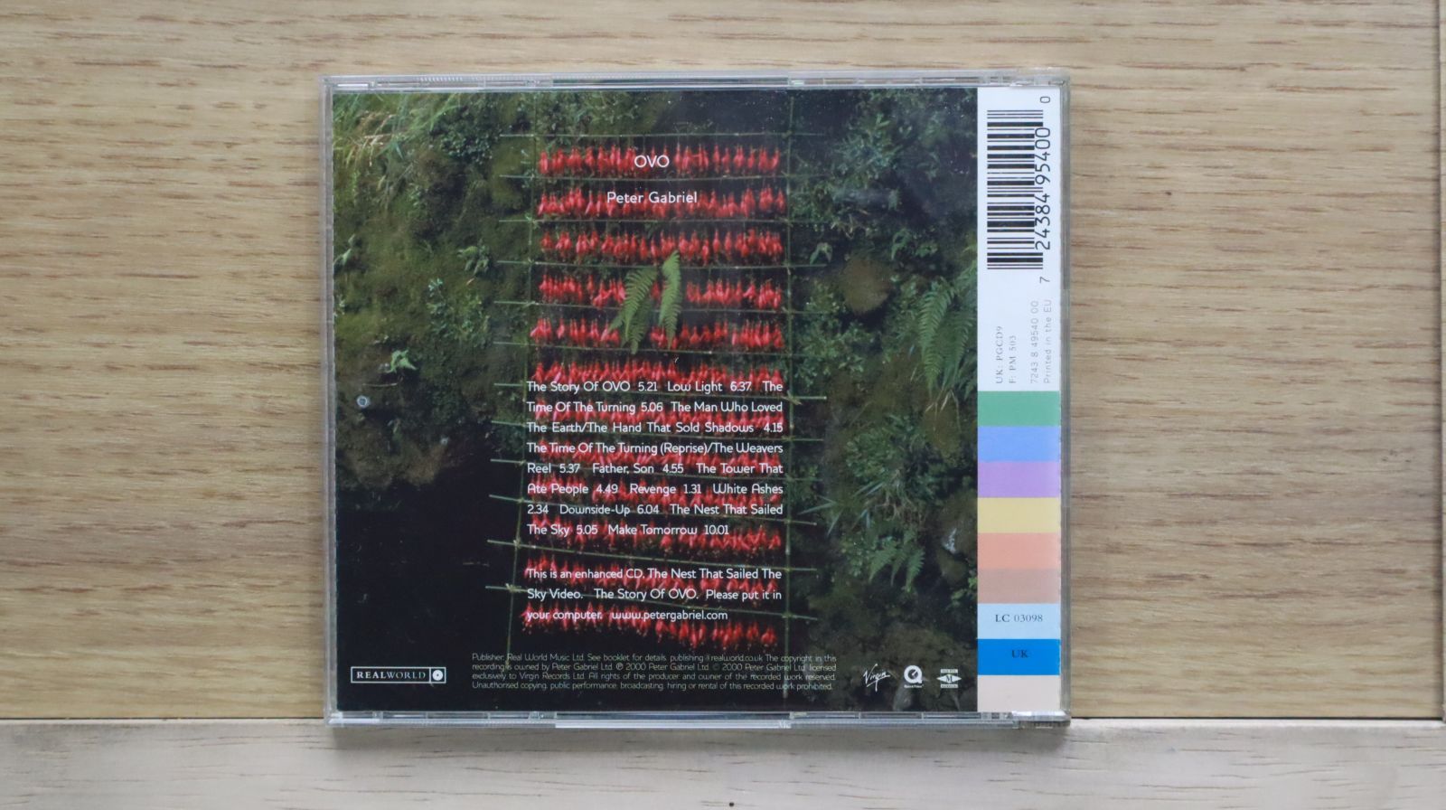 中古CD☆ピーター・ガブリエル/Peter Gabriel□ OVO 【PGCD9 中古CD☆ピーター・ガブリエル/Peter Gabriel□ OVO 【PGCD9