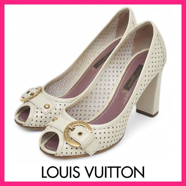 Louis Vuitton オープントゥ ヒール 35 モノグラム Louis Vuitton オープントゥ ヒール 35 モノグラム