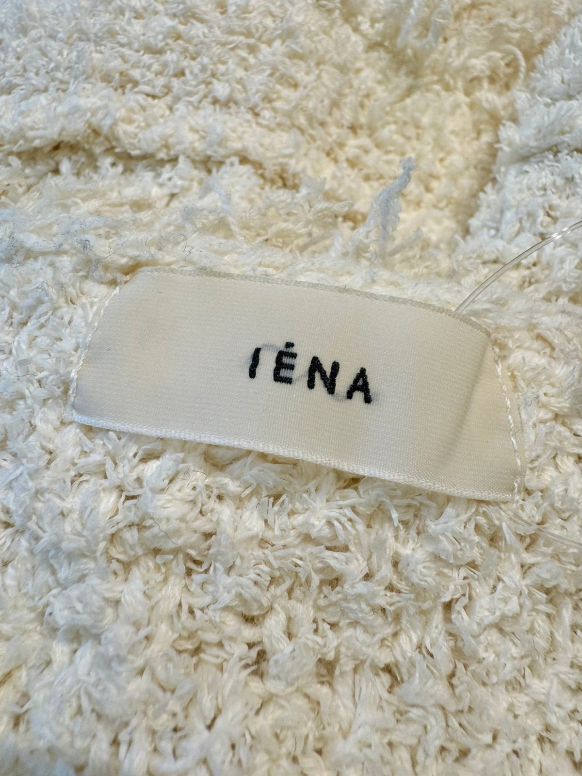 IENA イエナ ホワイトツイードジャケット未使用38 IENA（イエナ）の「ホワイトツイードジャケット（その他アウター
