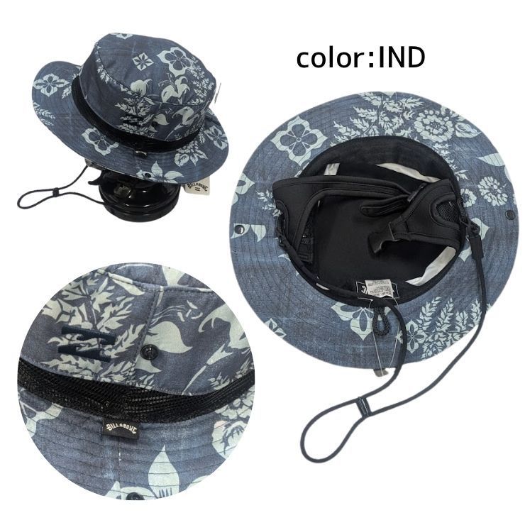 【新品】ビラボン BILLABONG サーフハット プリント SURF HAT PRINT BF011913  IND フリーサイズ