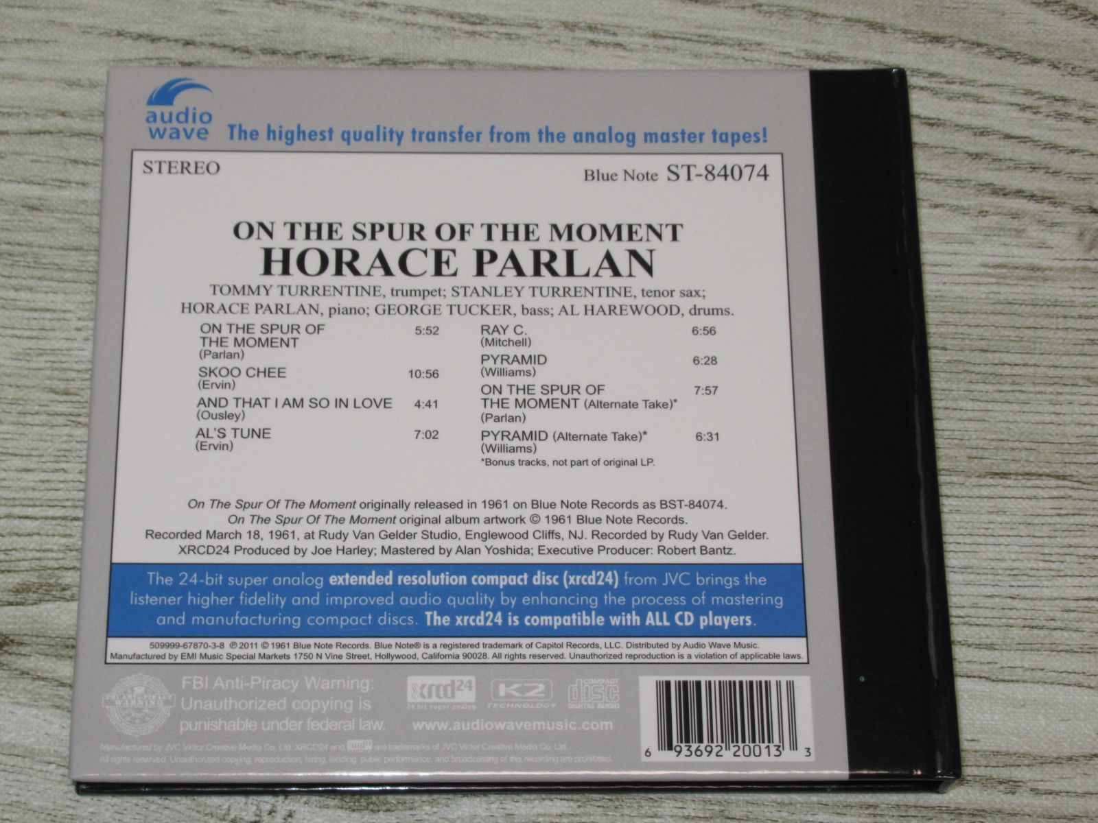 洋楽 Horace Parlan On the Spur of the Moment Horace Parlan - On The Spur Of The Moment - Amazon.com Music