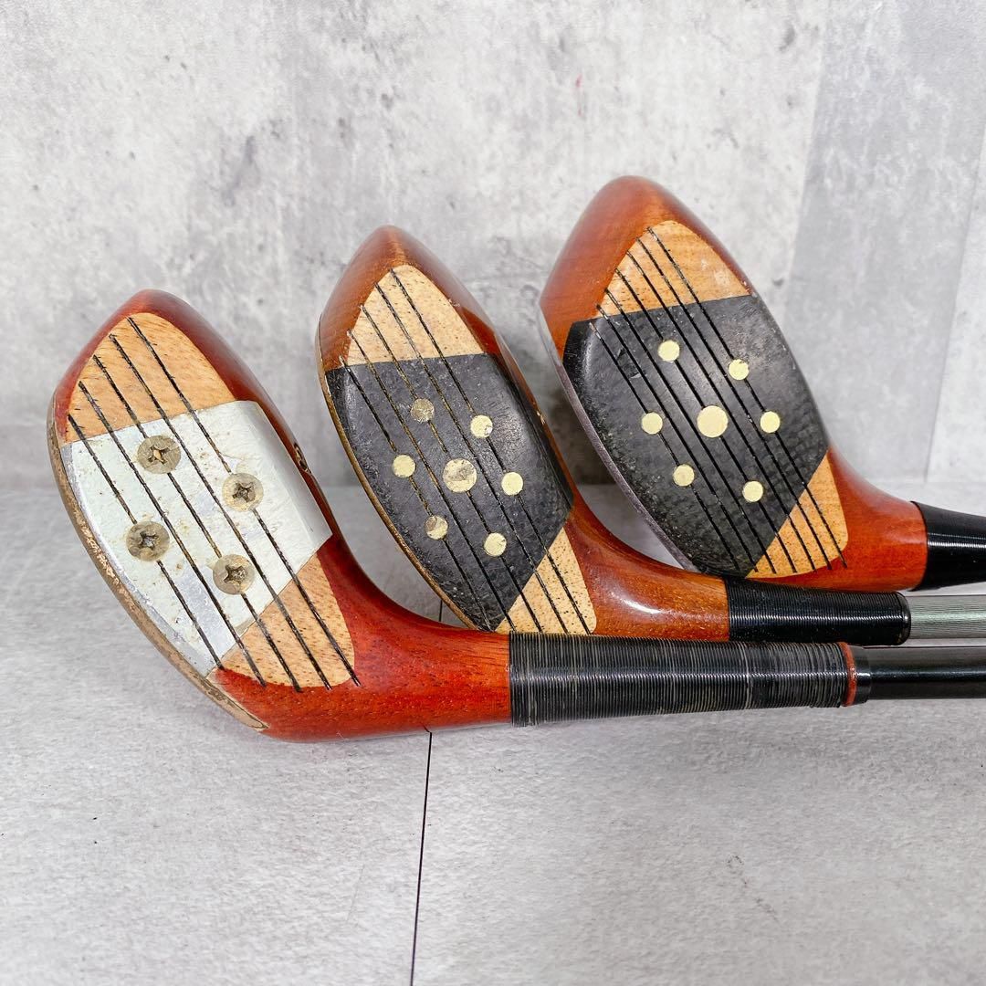 X537 HONMA 1W 3W 5W パーシモン ウッド 3本 ヒロホンマ X537 HONMA 1W 3W 5W パーシモン ウッド 3本 ヒロホンマ - メルカリ