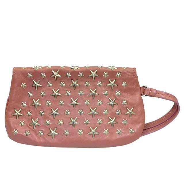 美品 ジミーチュウ JIMMY CHOO スタッズ クラッチバッグ JIMMY CHOO ジミーチュウ クラッチバッグ クラッチポシェット
