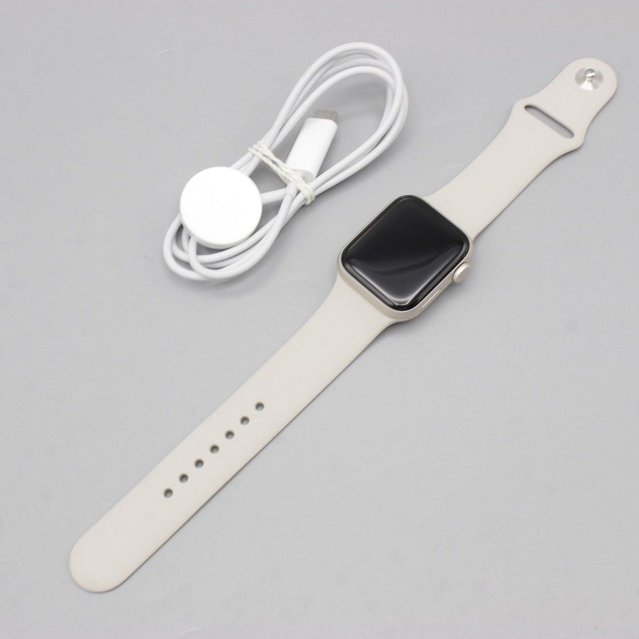 美品】Apple Watch SE 第2世代 GPS 40mm MR9V3J/A スターライト