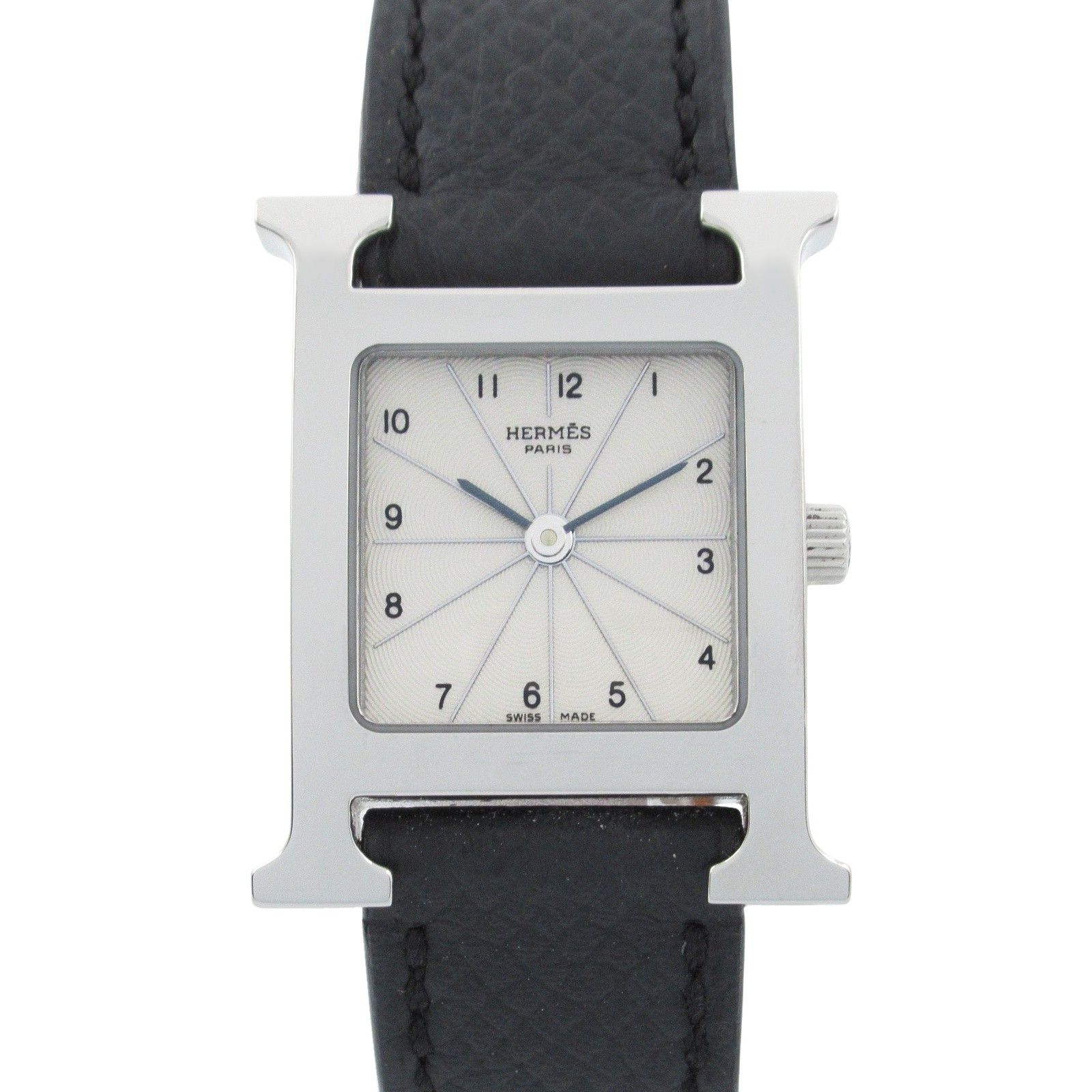 エルメス HERMES 腕時計 Hウォッチ HH1.210 シルバー ステンレス 