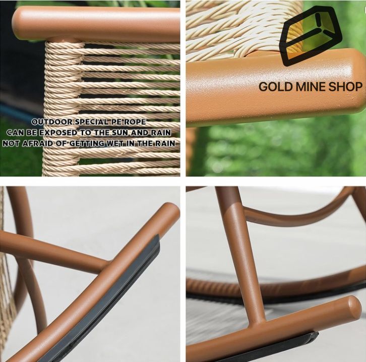 ロッキングチェア リクライニングチェア 150kg耐荷重 多機能