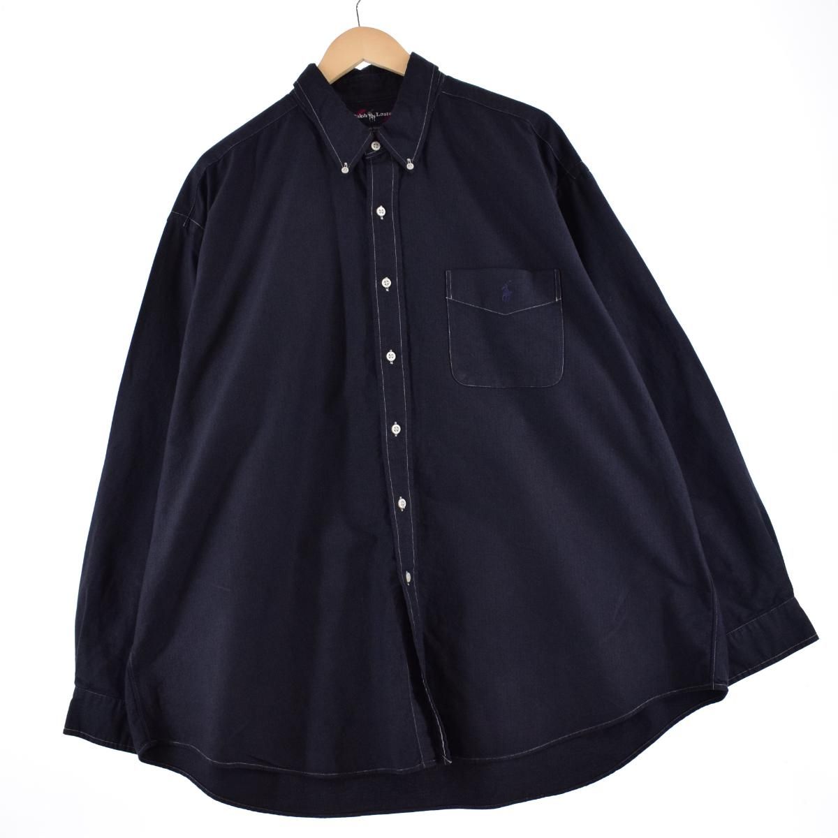 古着 ビッグサイズ ラルフローレン Ralph Lauren BIG SHIRT 後染め