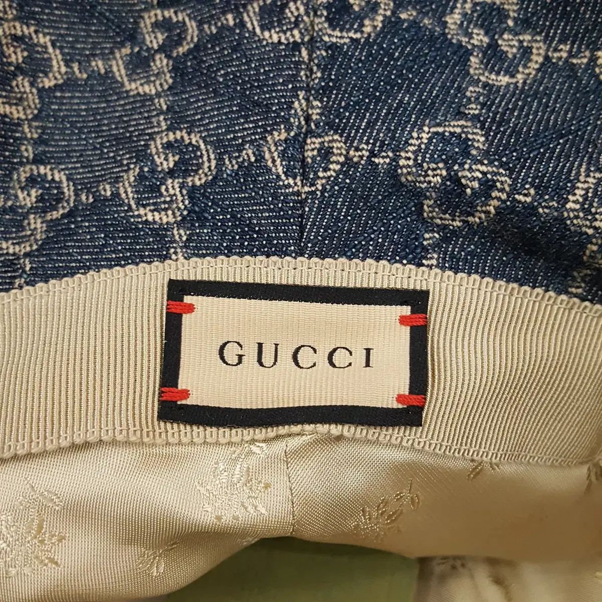 L Size グッチ GG デニム バケットハット WWW_MORNINGWALKER_COM