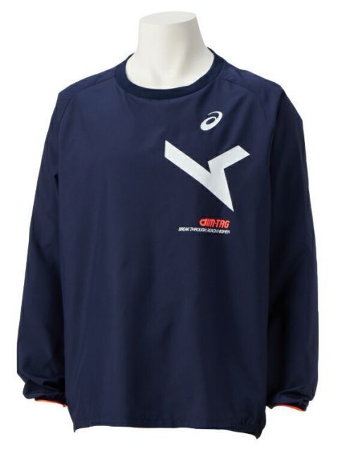 asics アシックス A-I-M PISTE LS TOP ミッドナイト XL 2031E010 400 | スポーツ メンズ XL マルチカラー 服 衣類 衣料品ウェア ウエア アウター 長袖 ピステ 薄手 軽量 防風性 はっ水性 ポリエステル 再帰