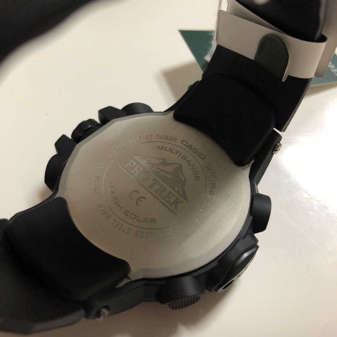【新品未使用】CASIOプロトレック トリプルセンサーPRW-6100Y-1JF
