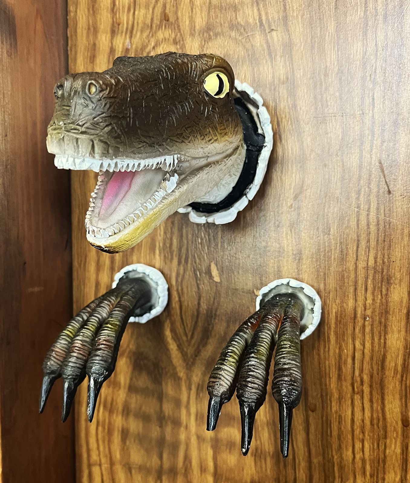 工芸品 両面テープ貼り付け