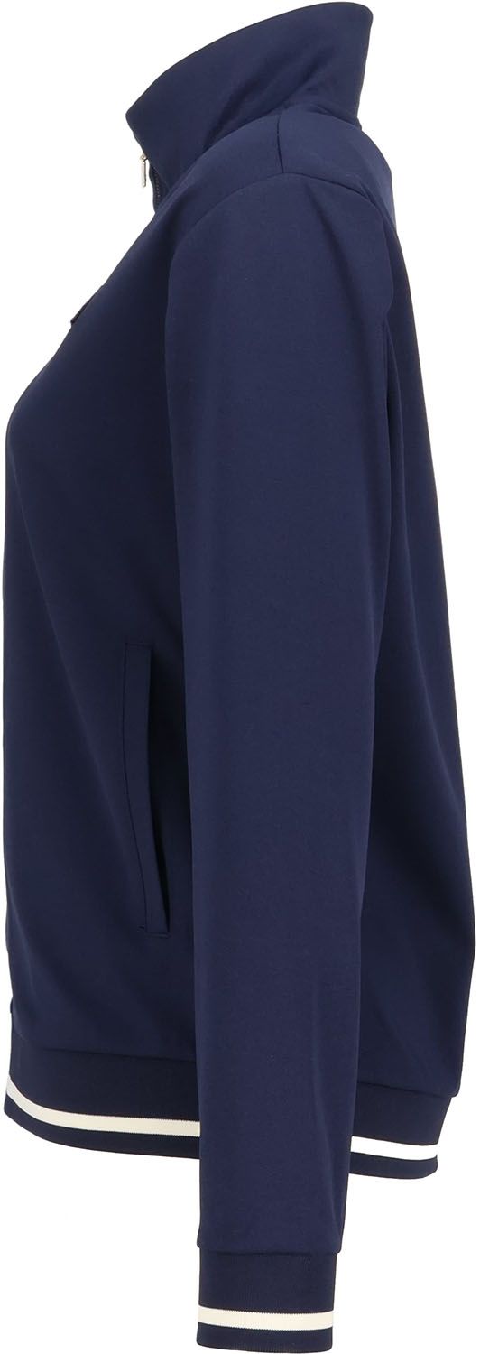 ワンポイント デニムニット素材