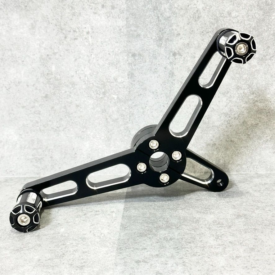 ハーレー スポーツスター シーソーペダル CNCアルミ製 ブラック ヒールトゥシフター XL883 XL1200 2004～ 対応 BRIGHTFACE_UK