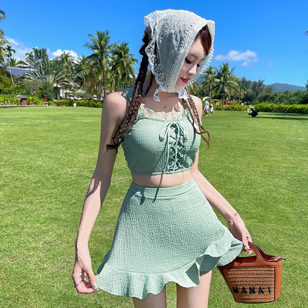 水着 タンキニ ノースリーブトップス セパレート フレアスカート 水着 タンキニ ノースリ フレアスカート フェミニン ブラック