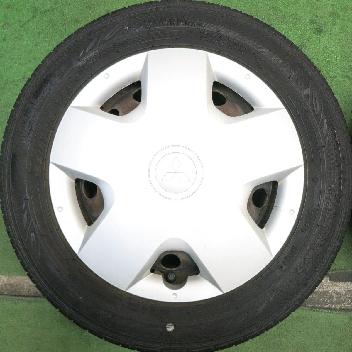 4本価格！21年☆三菱 ekワゴン 純正 155/65R13 ダンロップ EC202 13 