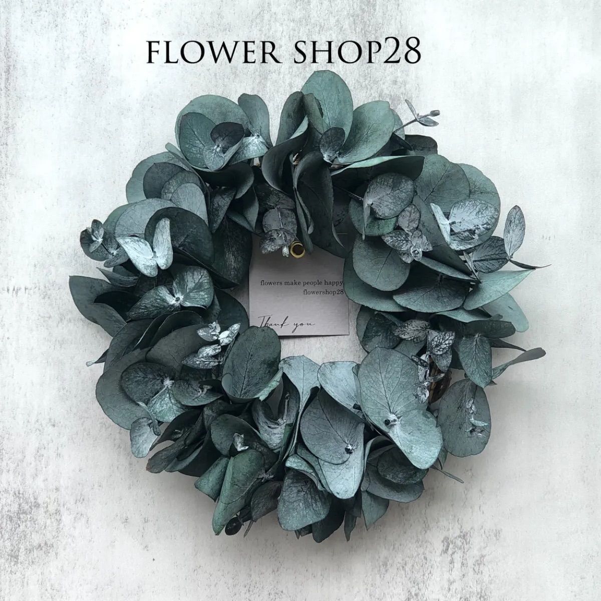 受注制作　ユーカリリース ユーカリミルフィーユリース＊受注制作 | iichi 日々の暮らしを