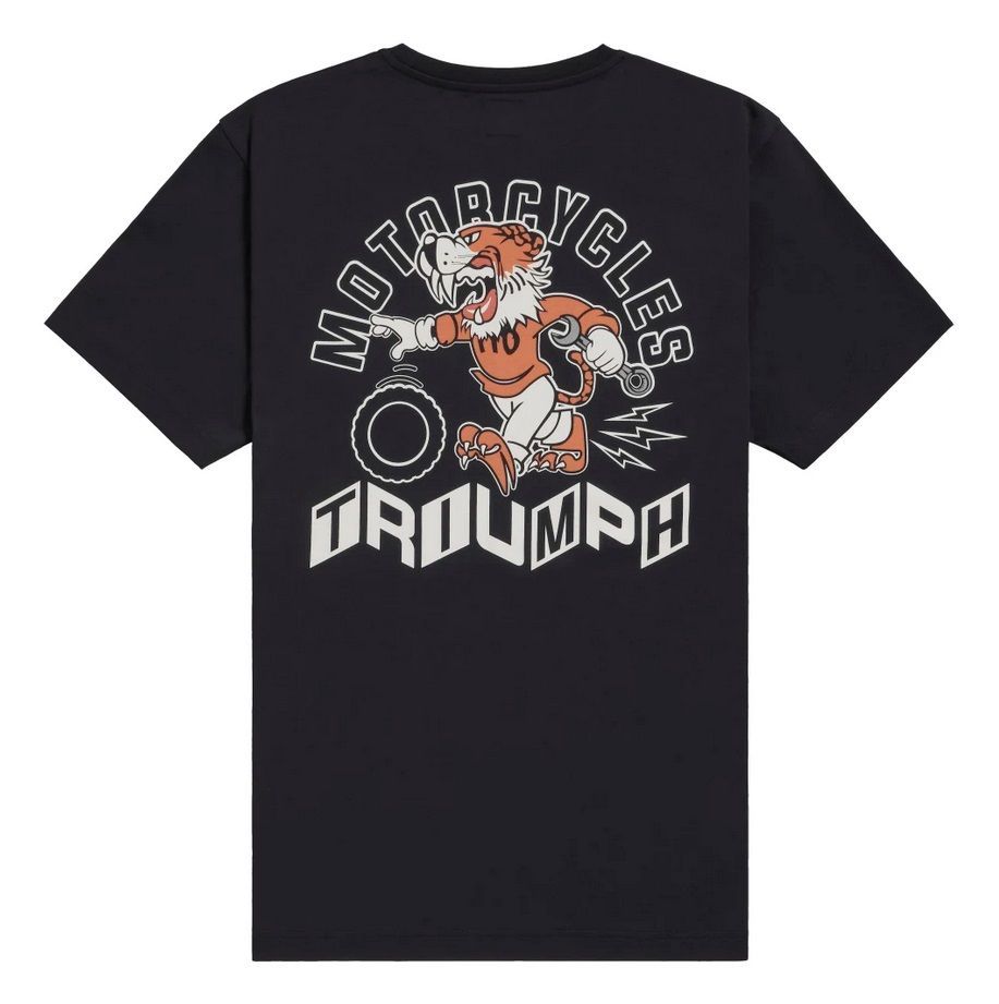 TRIUMPH トライアンフ Tiger Pit Stop Tee Sサイズ