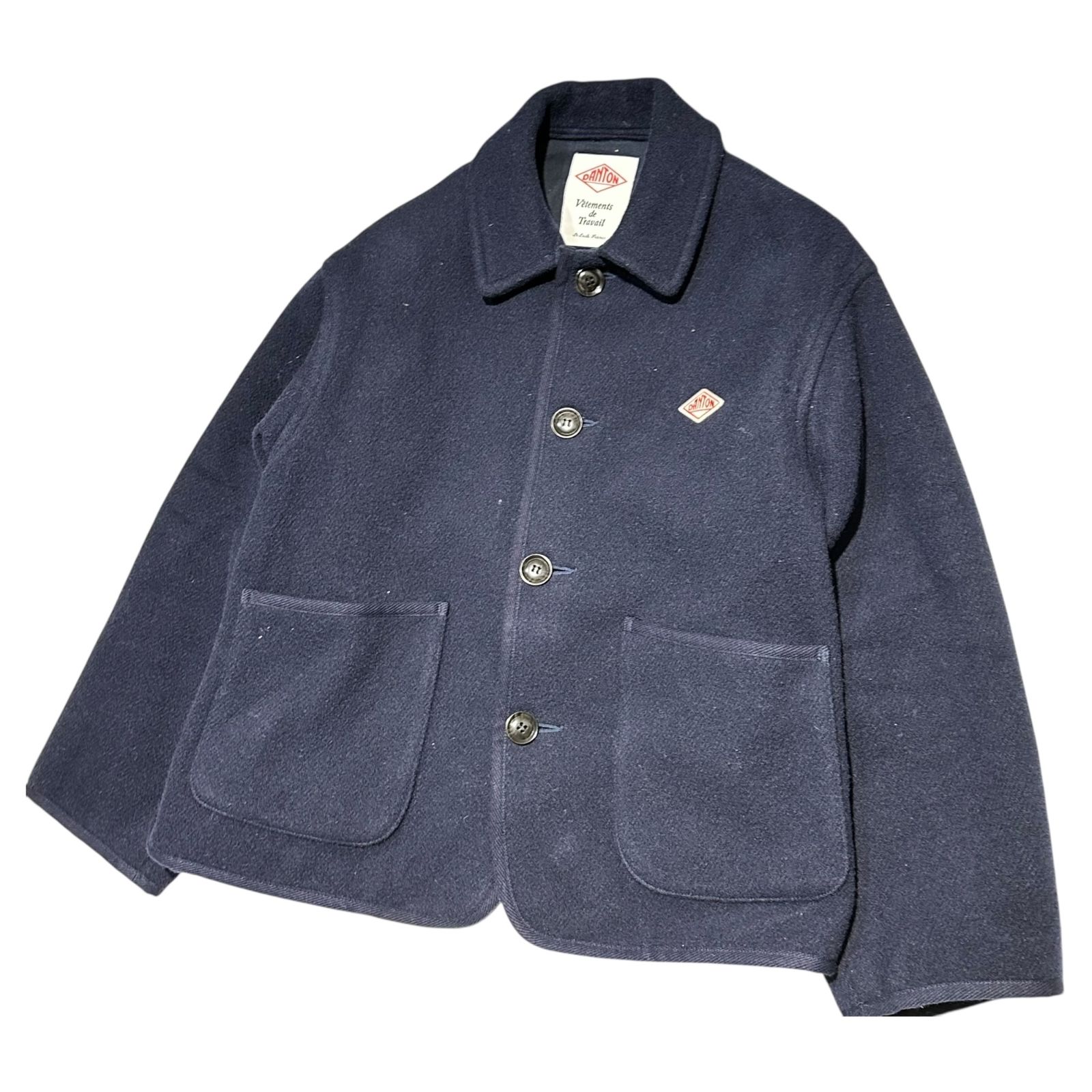 DANTON ウールジャケット 42 ネイビー ◇[DT-A0210WLP]DANTON(ダントン) WOOL LIGHT PILE COVERALLS