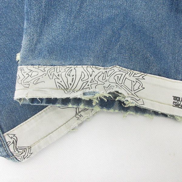 Q□マッドヘクティク/HEECTIC 3D立体裁断デニムパンツ【メンズM