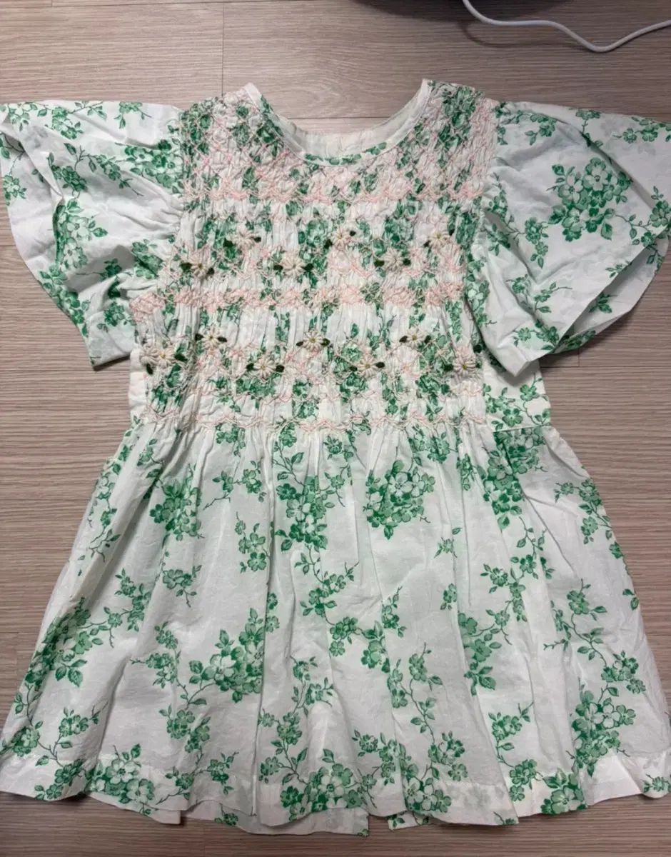 ボンジュール 日記 グリーンフラワー 8y