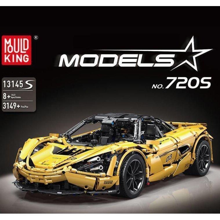 新品未使用LEGO レゴ互換品 マクラーレン 720S デザイン スーパーカー スポーツカー ミニカー モデル 置物を置く 車おもちゃ 大人 男の子