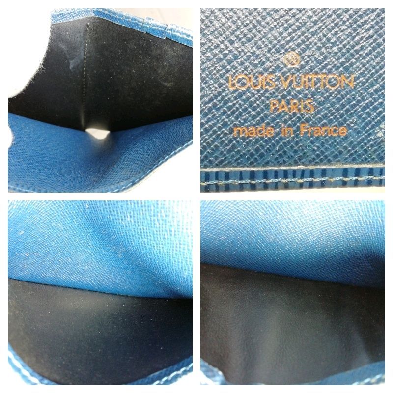 中古】LOUIS VUITTON M63245 エピ 2つ折りがま口財布 トレド