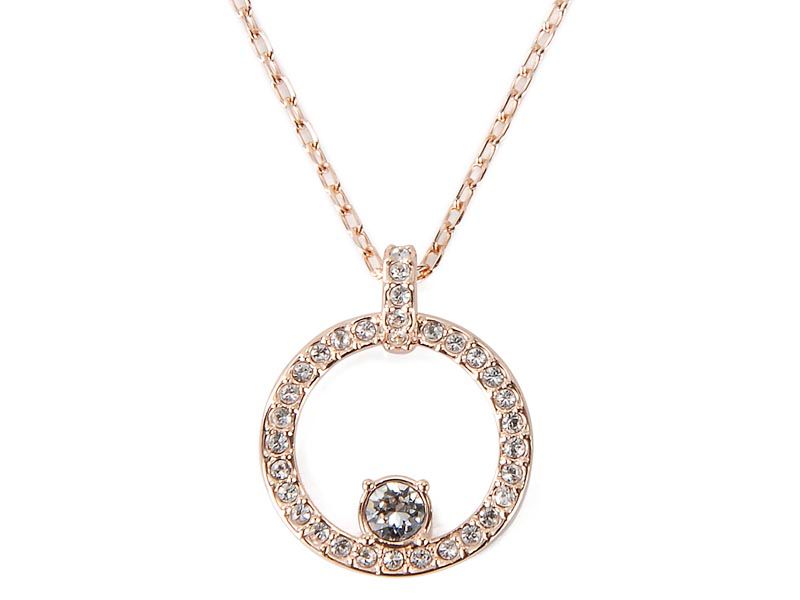 スワロフスキー SWAROVSKI ネックレス レディース 5202546 Creativity Circle ピンクゴールド ジュエリー アクセサリー