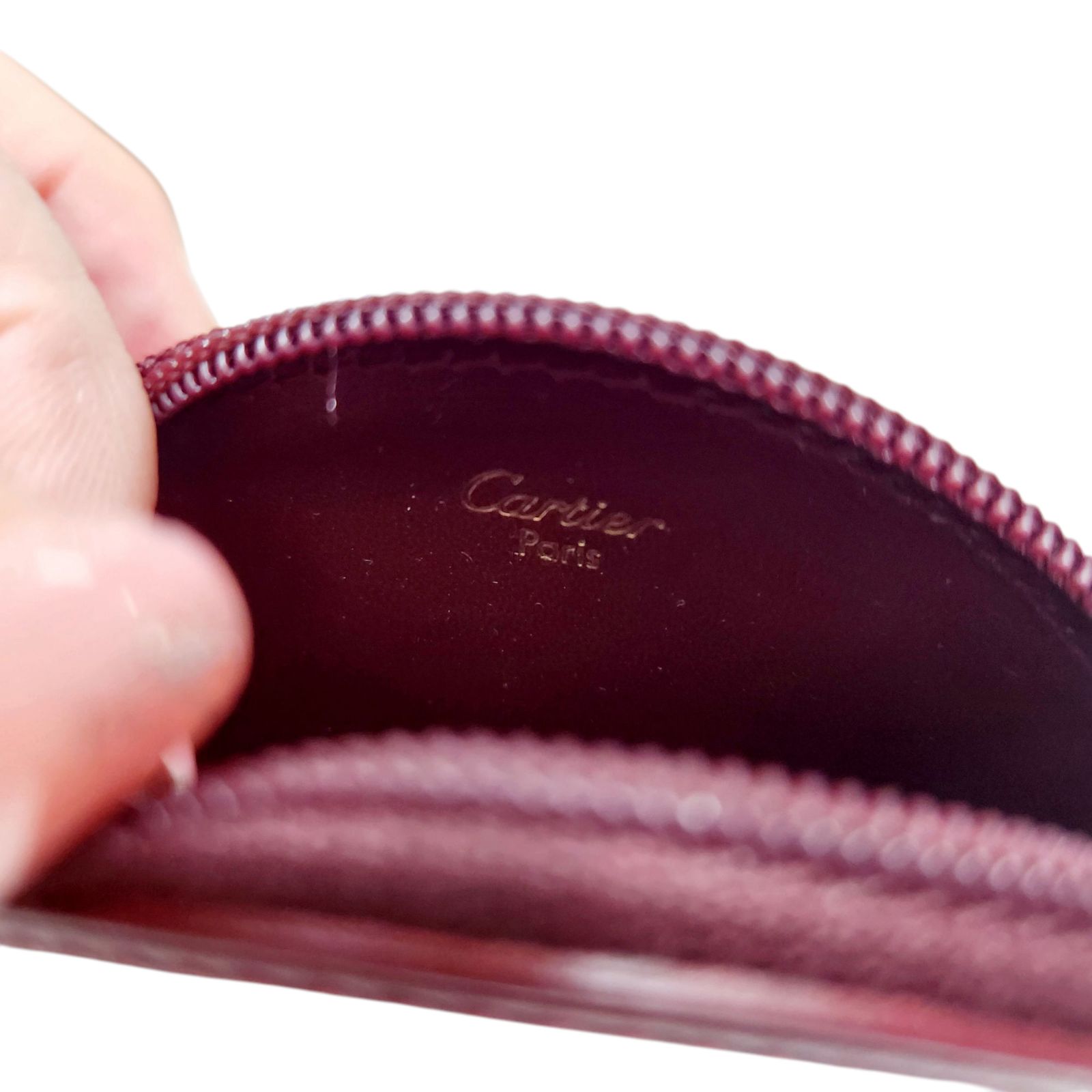 CARTIER カルティエ マストライン L3000462 コインケース 丸型 