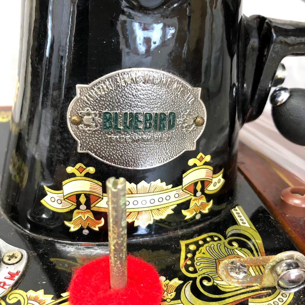 axe アックスヤマザキ アンティークミシン BLUE BIRD ブルーバード 3M